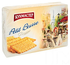Печенье Petit Beurre Кухмастер 420г купить в Красноярске с доставкой в интернет-магазине "Ярбокс"