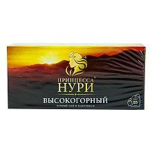 Чай черный Принцесса Нури высокогорный 25 пакетиков по 2г купить в Красноярске с доставкой на дом в интернет-магазине "Ярбокс"