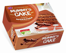 Торт бисквитный Mummy s cake со вкусом шоколада310 г купить в Красноярске с доставкой в интернет-магазине "Ярбокс"