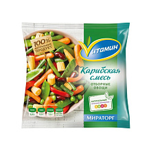 Овощная смесь Карибская Vитамин замороженная 400г купить в Красноярске с доставкой в интернет-магазине "Ярбокс"