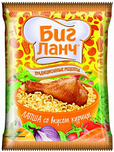 Лапша Биг-ланч с курицей традиционные рецепты, 75 гр купить в Красноярске с доставкой в интернет-магазине "Ярбокс"