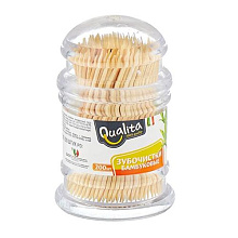 Зубочистки QUALITA 200 шт бамбук