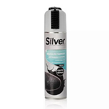 Краска-реставратор SILVER-Premium  для замши и нубука 250 мл, Черный