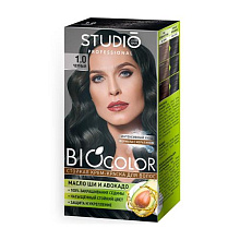 Краска для волос Biocolor 1.0 черный, 50мл