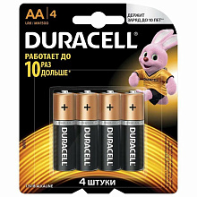Батарейки Duracell LR6 АА, 4шт